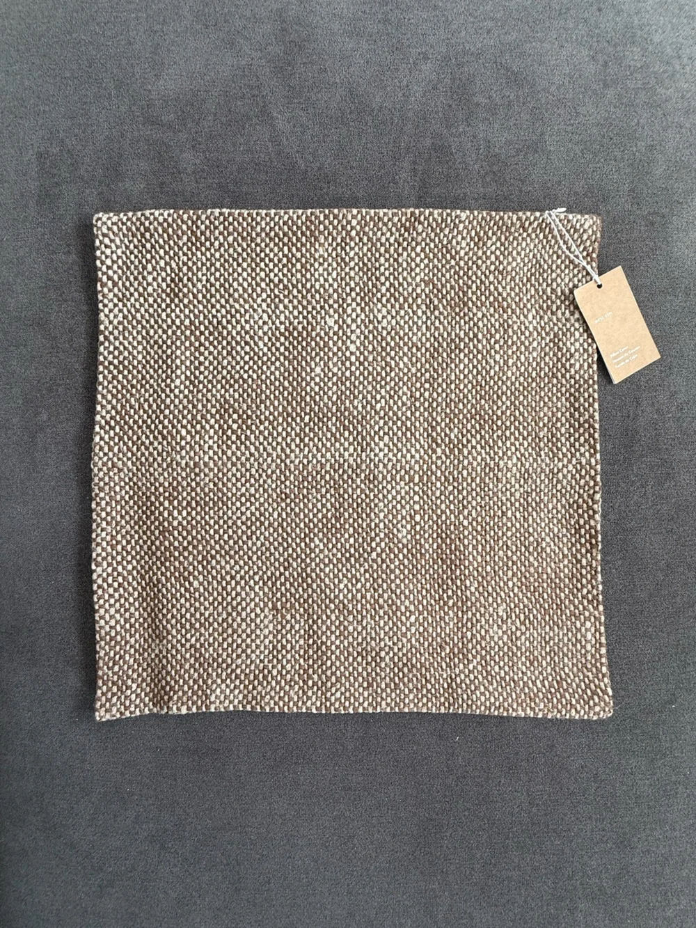 West Elm Two-Tone Basketweave Pillow Cover 20x20